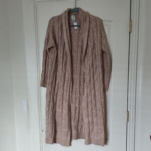 Joie Soft Pink Cable Knit Cardigan